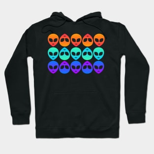 Psychedelic Rave EDM Aliens Hoodie